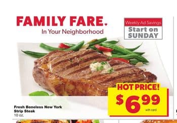 Family Fare Ad