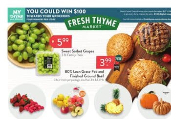 Fresh Thyme Ad